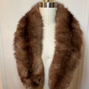 Vintage brown mink stole